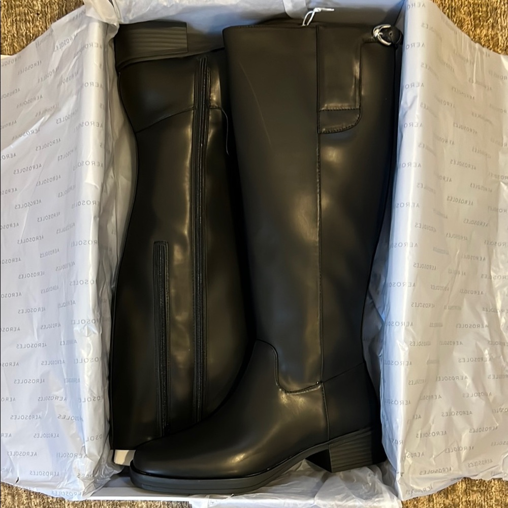 Aerosoles Black Knee-High Boots